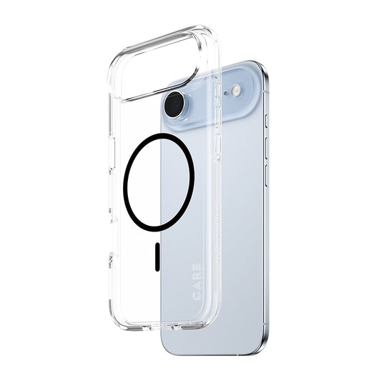 Pouzdro MagSafe pro Apple iPhone 17 Air, PanzerGlass, Care Urban Explorer, Černá Transparentní