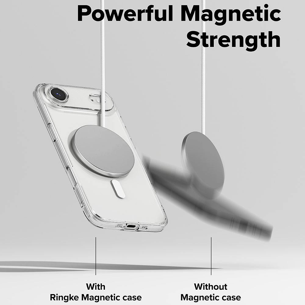 Pouzdro MagSafe pro Apple iPhone 17 Air, Ringke, Fusion, Průhledné