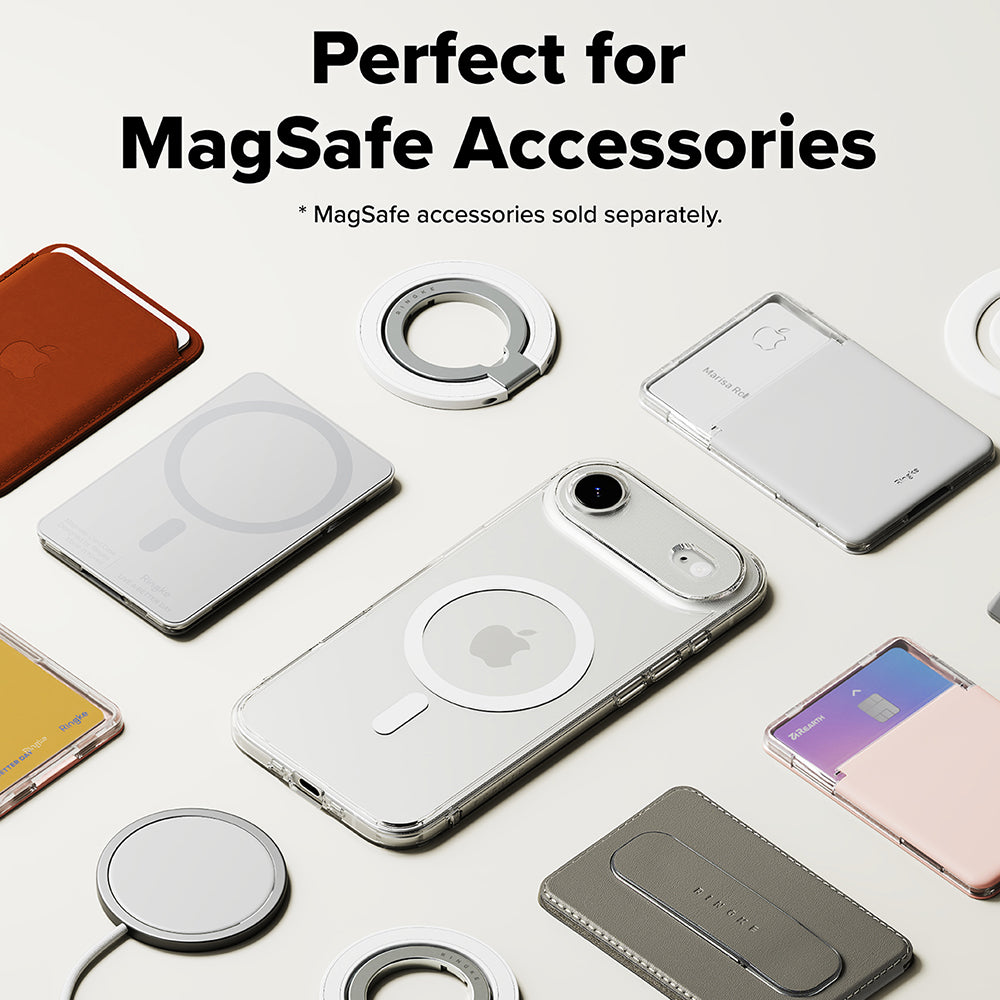Pouzdro MagSafe pro Apple iPhone 17 Air, Ringke, Fusion, Průhledné