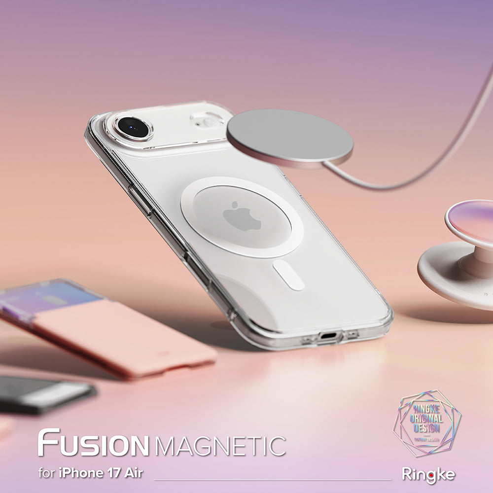 Pouzdro MagSafe pro Apple iPhone 17 Air, Ringke, Fusion, Průhledné