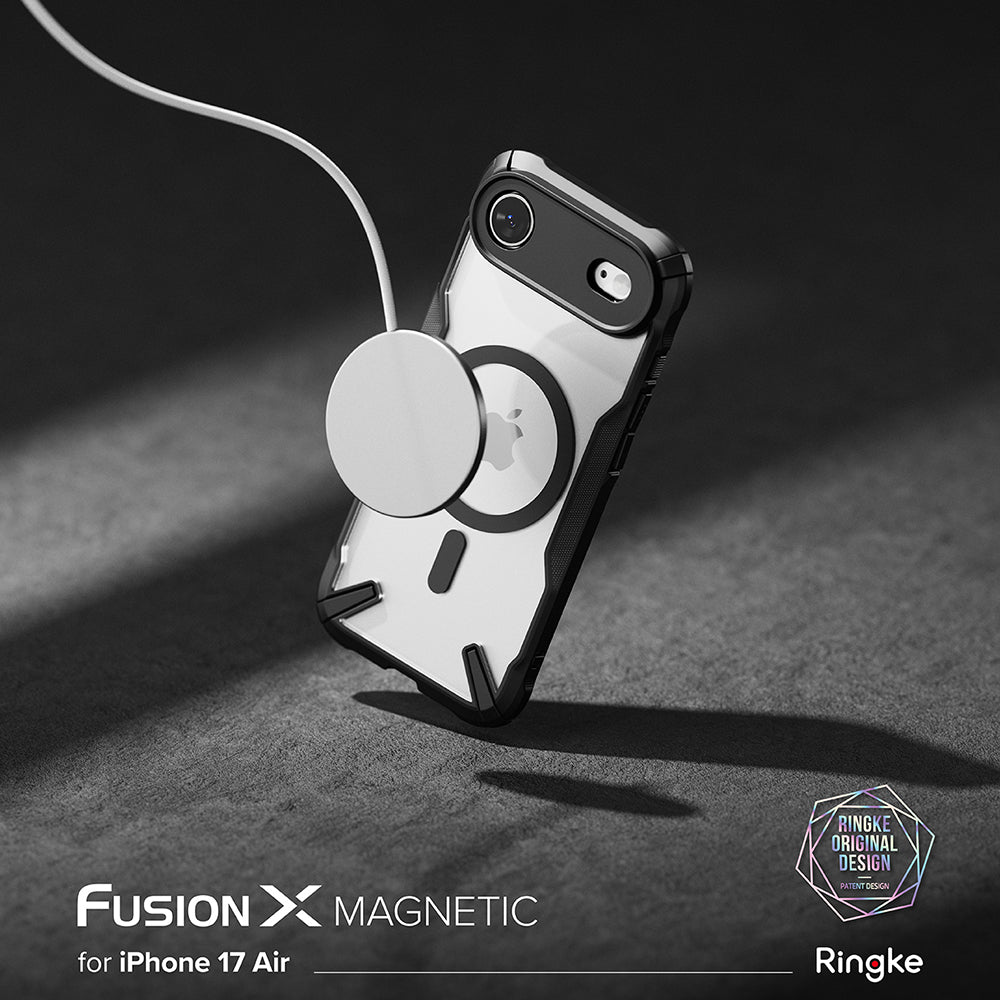 Pouzdro MagSafe pro Apple iPhone 17 Air, Ringke, Fusion X, Černá