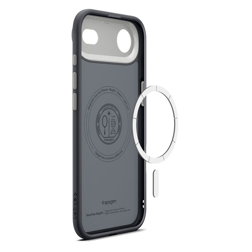 Pouzdro MagSafe pro Apple iPhone 17 Air, Spigen, Caseology Nano Pop, Černá ACS10301