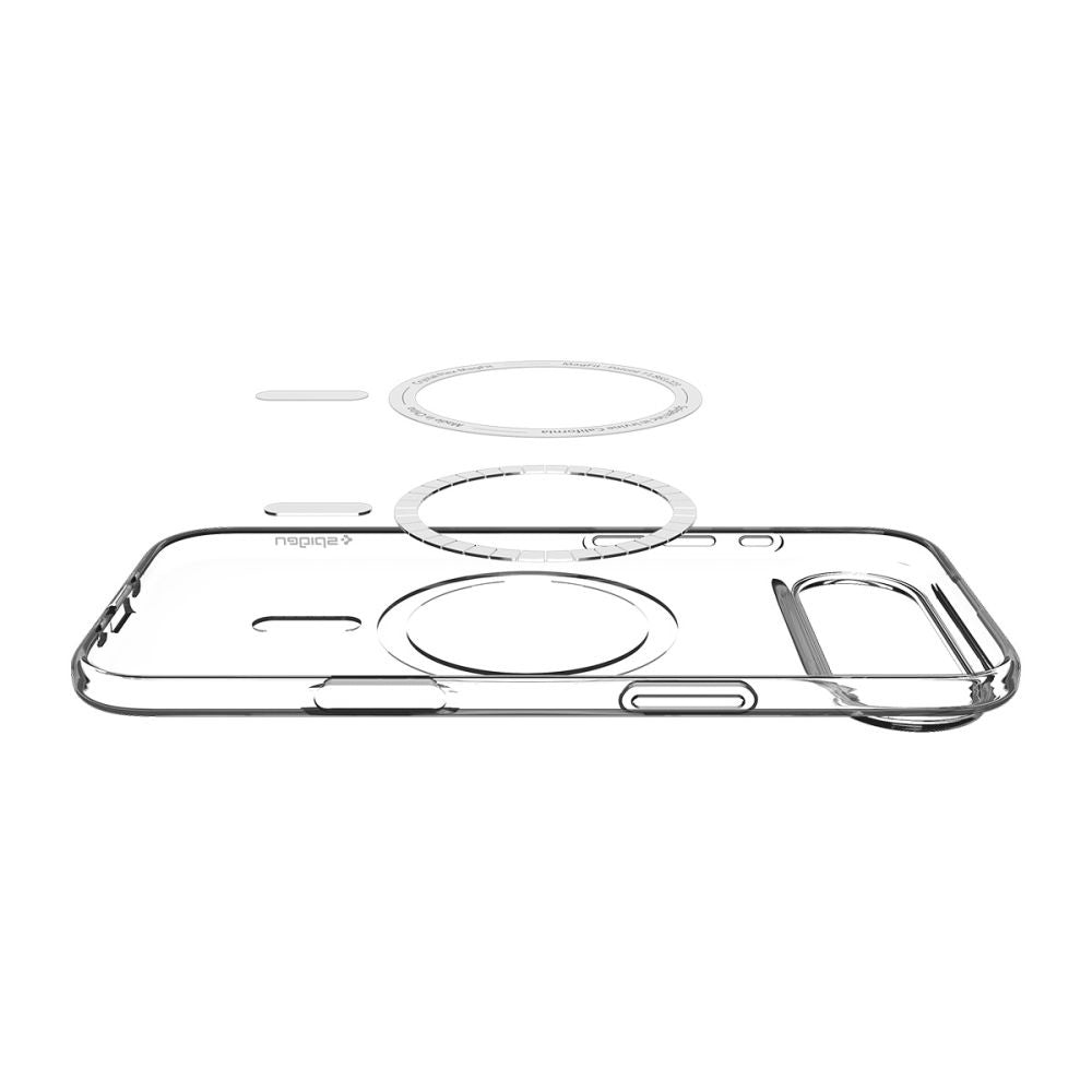 Pouzdro MagSafe pro Apple iPhone 17 Air, Spigen, Liquid Crystal, Bílá ACS10395