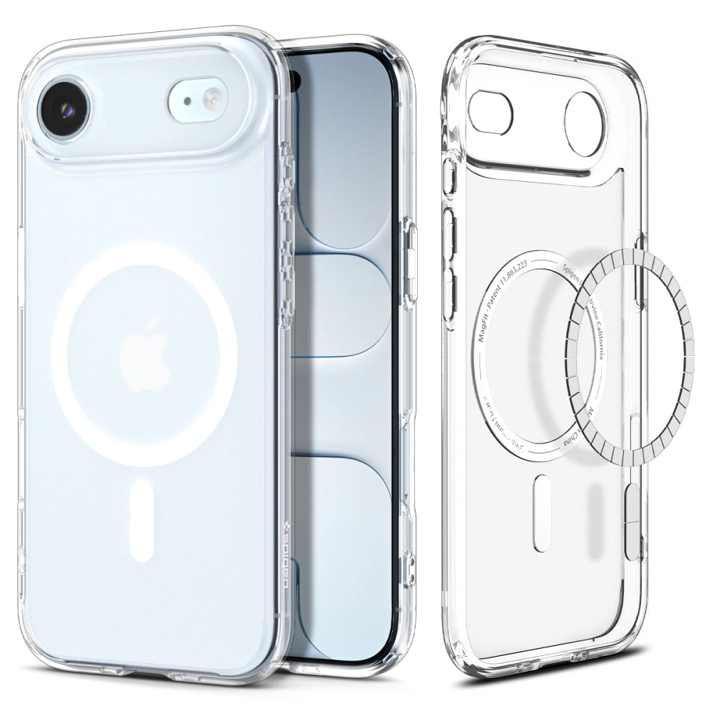 Pouzdro MagSafe pro Apple iPhone 17 Air, Spigen, Ultra Hybrid, Saténově bílé