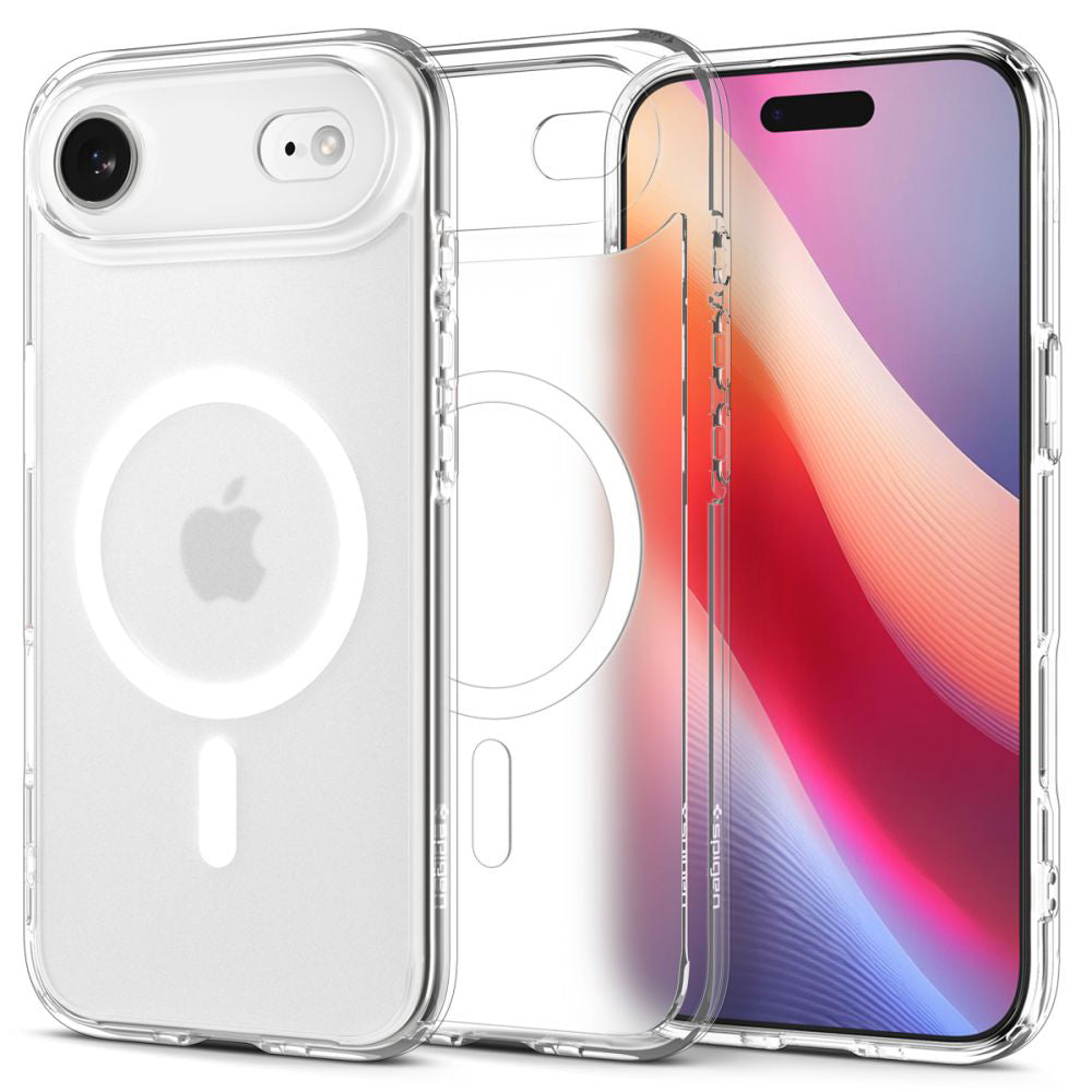 Pouzdro MagSafe pro Apple iPhone 17 Air, Spigen, Ultra Hybrid, Saténově bílé