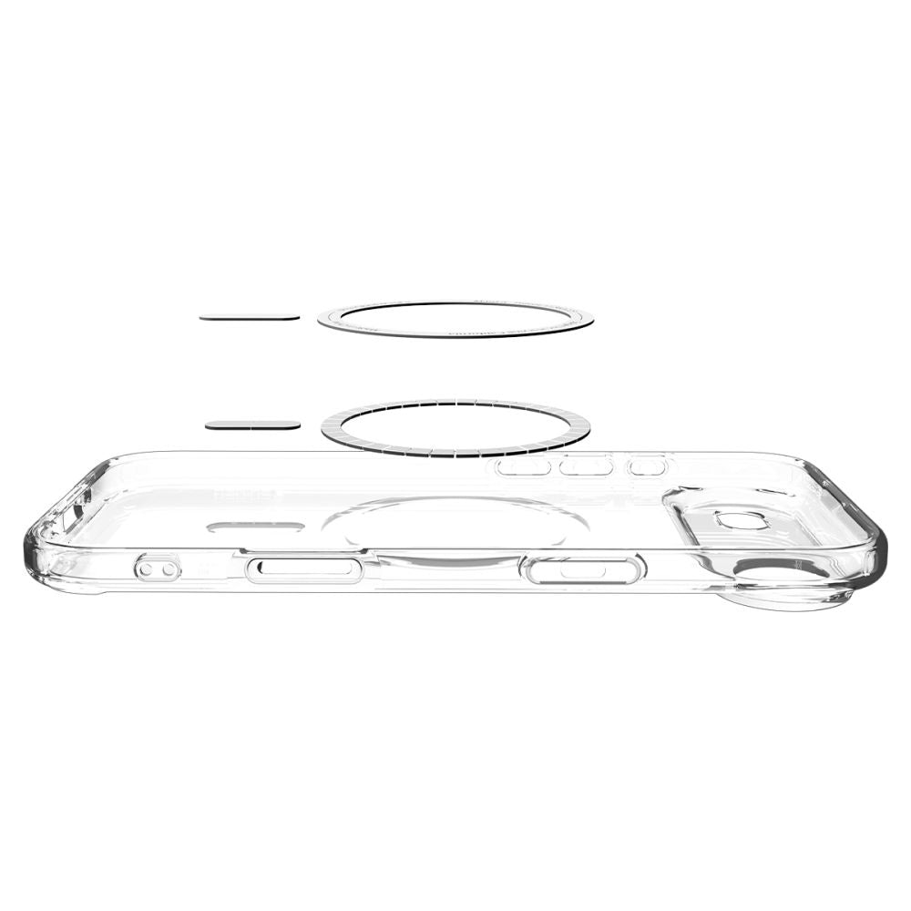 Pouzdro MagSafe pro Apple iPhone 17 Air, Spigen, Ultra Hybrid, Saténově bílé