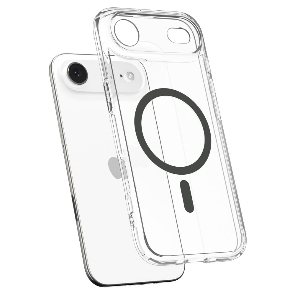 Pouzdro MagSafe pro Apple iPhone 17 Air, Spigen, Ultra Hybrid, Průhledně šedé ACS10314