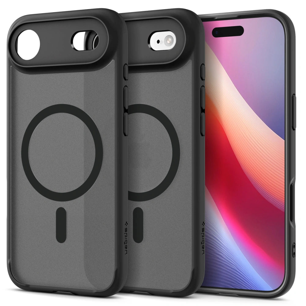 Pouzdro MagSafe pro Apple iPhone 17 Air, Spigen, Ultra Hybrid, Saténově černé ACS10316