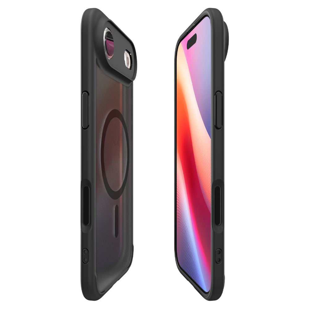 Pouzdro MagSafe pro Apple iPhone 17 Air, Spigen, Ultra Hybrid, Saténově černé ACS10316