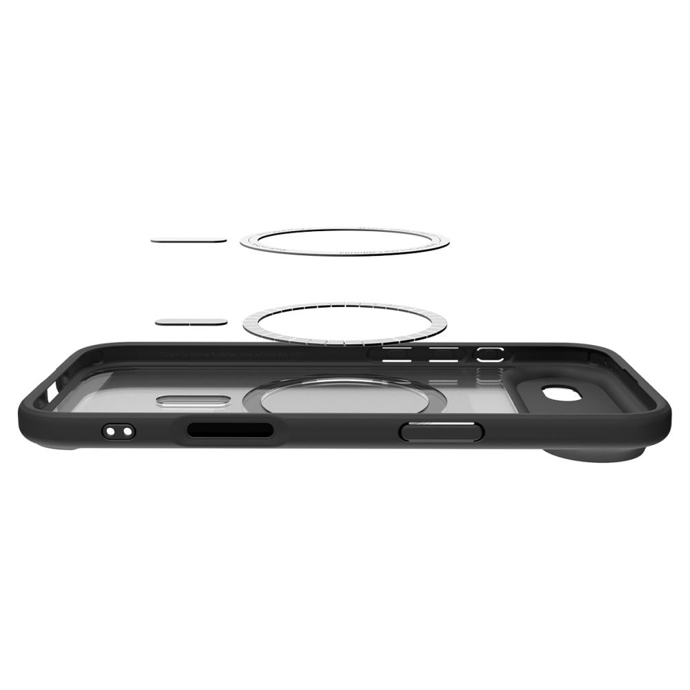 Pouzdro MagSafe pro Apple iPhone 17 Air, Spigen, Ultra Hybrid, Saténově černé ACS10316