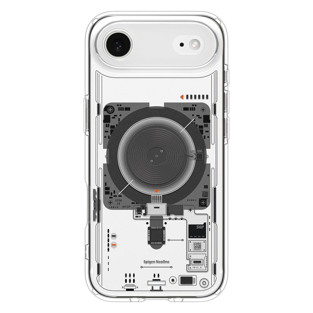 Pouzdro MagSafe pro Apple iPhone 17 Air, Spigen, Ultra Hybrid Neo One, Transparentní ACS10321