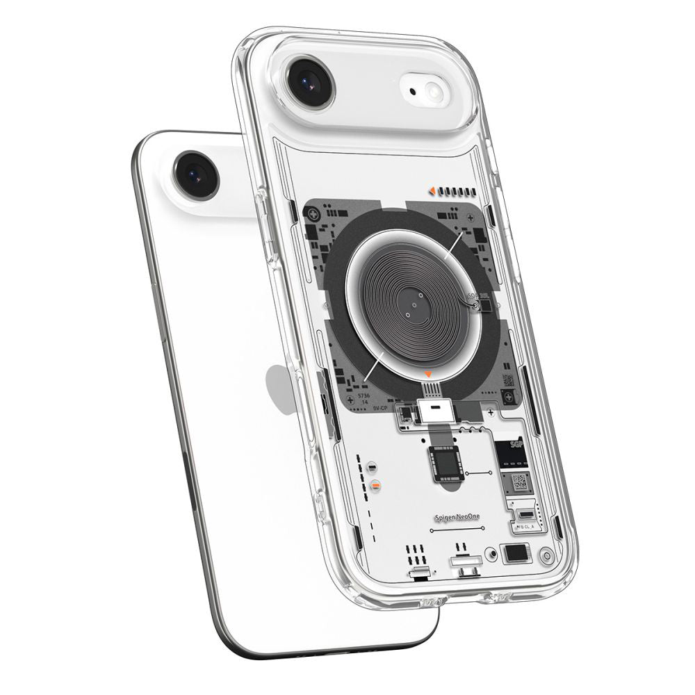 Pouzdro MagSafe pro Apple iPhone 17 Air, Spigen, Ultra Hybrid Neo One, Transparentní ACS10321