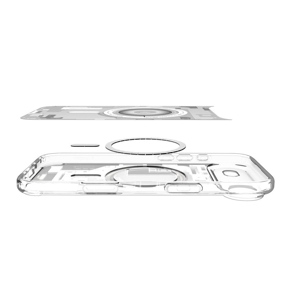Pouzdro MagSafe pro Apple iPhone 17 Air, Spigen, Ultra Hybrid Zero One, Bílá ACS10318
