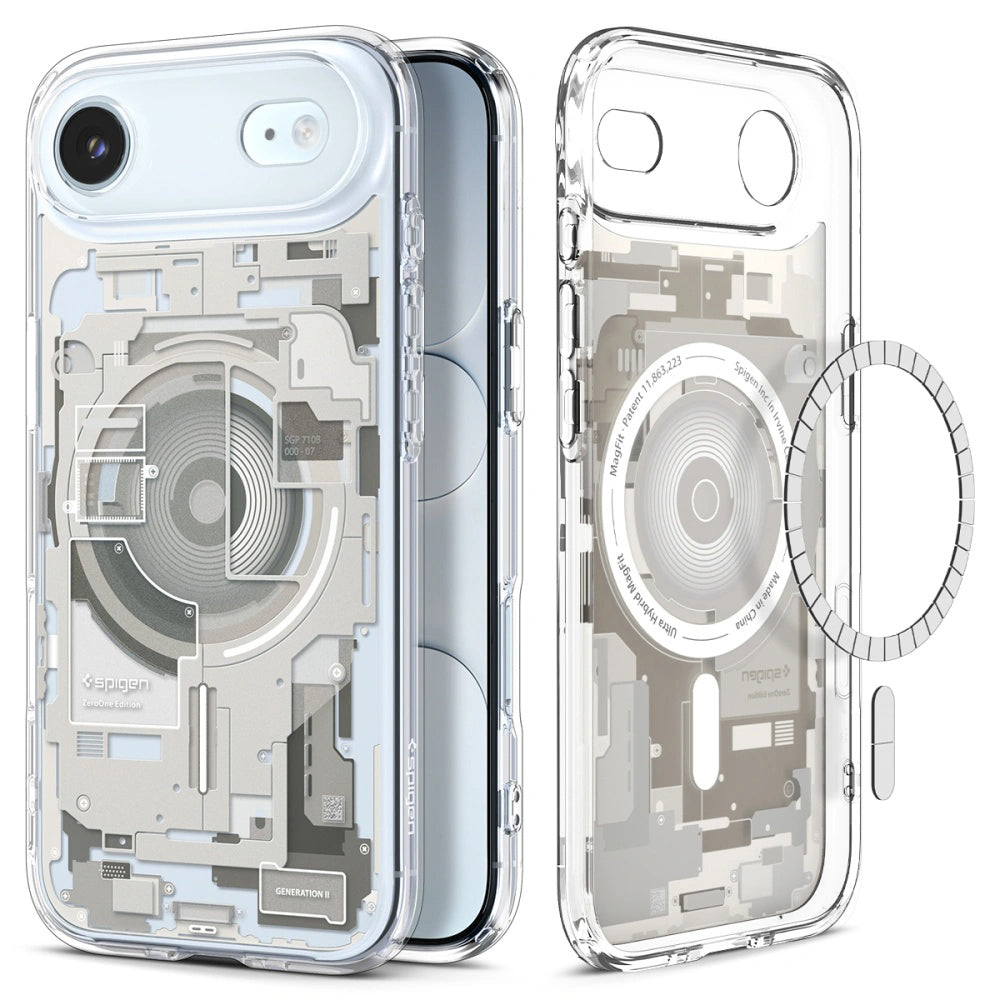 Pouzdro MagSafe pro Apple iPhone 17 Air, Spigen, Ultra Hybrid Zero One, Béžová ACS10319