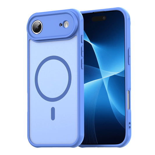 Pouzdro MagSafe pro Apple iPhone 17 Air, Techsuit, HaloFrost II, Modrá