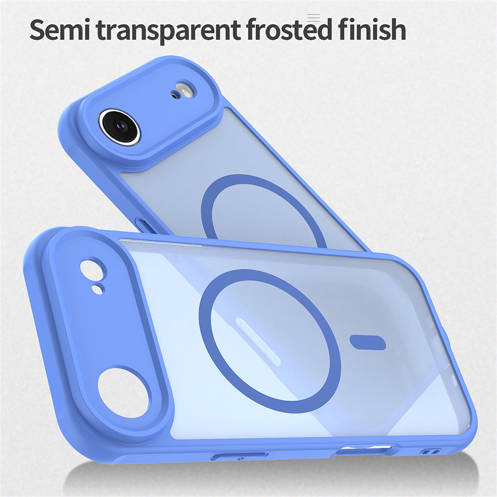 Pouzdro MagSafe pro Apple iPhone 17 Air, Techsuit, HaloFrost II, Modrá