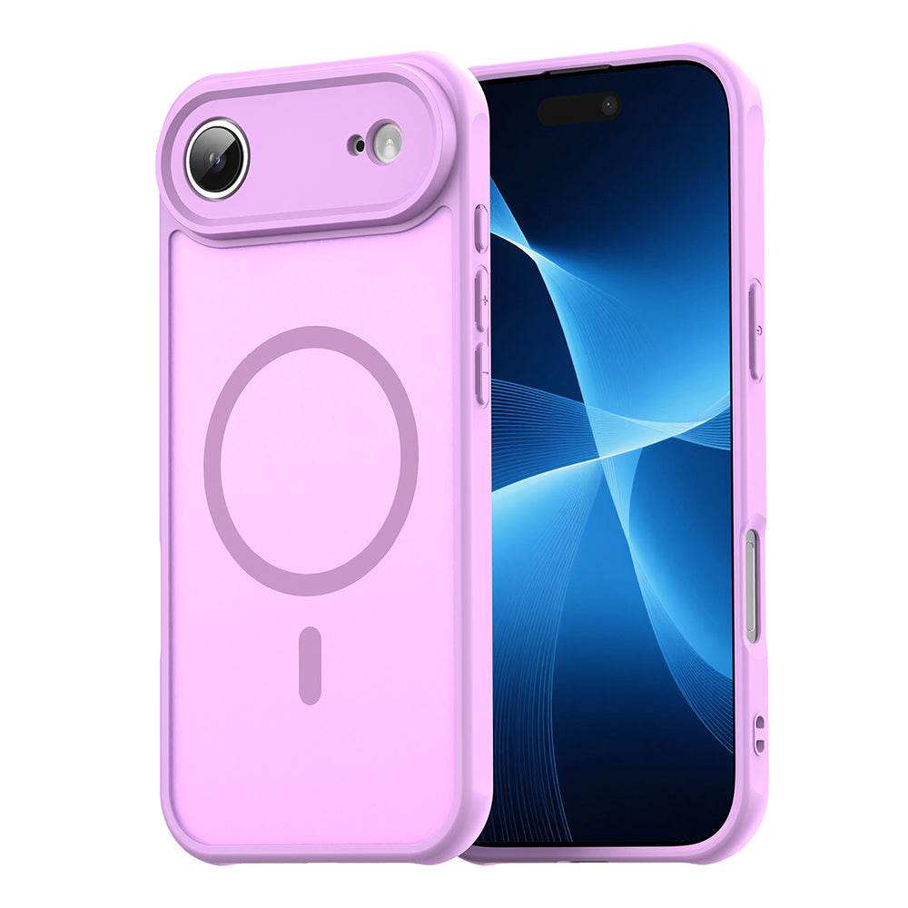 Pouzdro MagSafe pro Apple iPhone 17 Air, Techsuit, HaloFrost II, Růžová