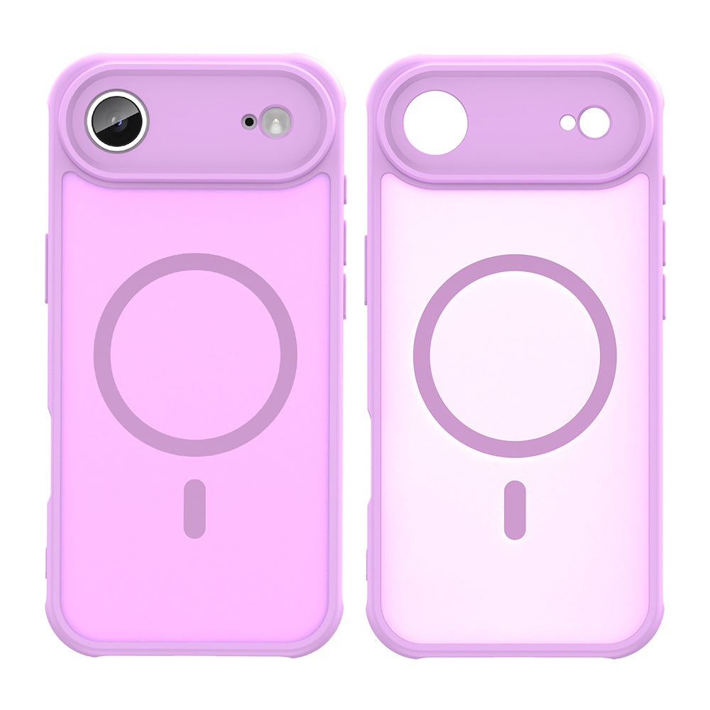 Pouzdro MagSafe pro Apple iPhone 17 Air, Techsuit, HaloFrost II, Růžová