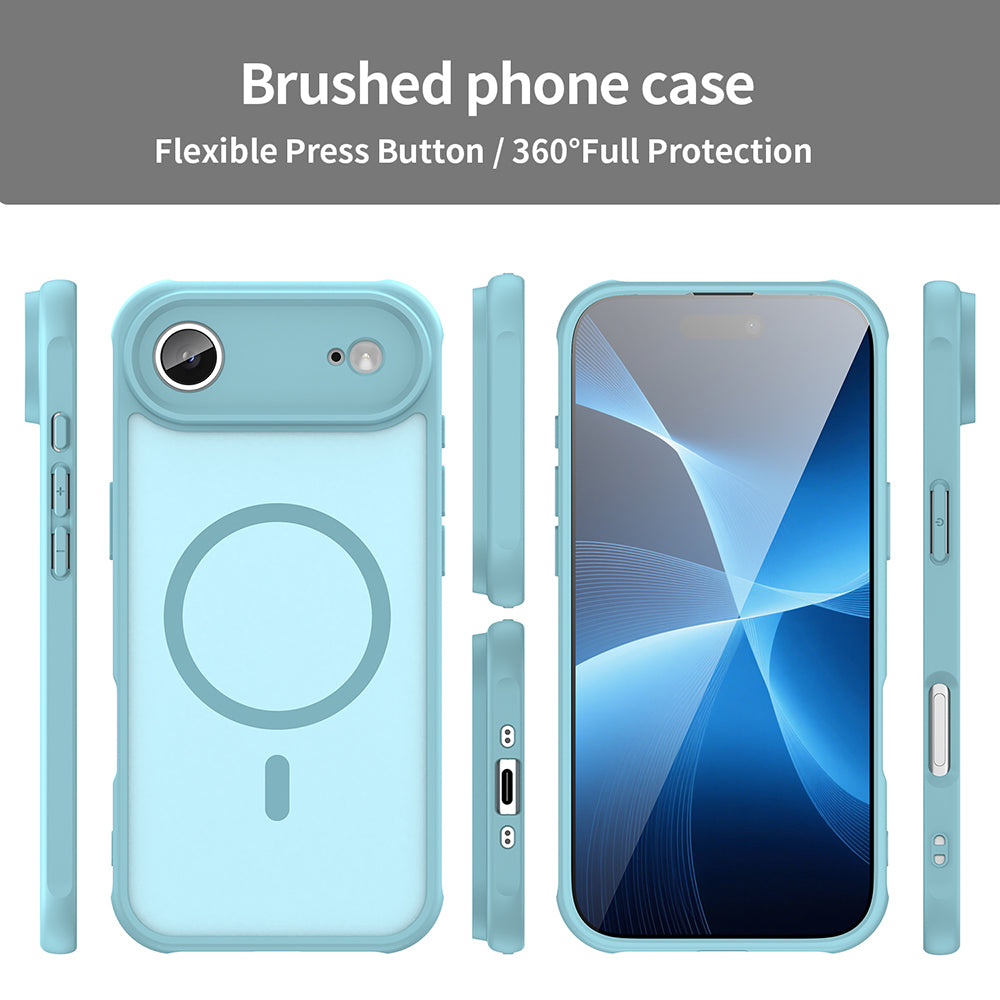Pouzdro MagSafe pro Apple iPhone 17 Air, Techsuit, HaloFrost II, Světle zelená