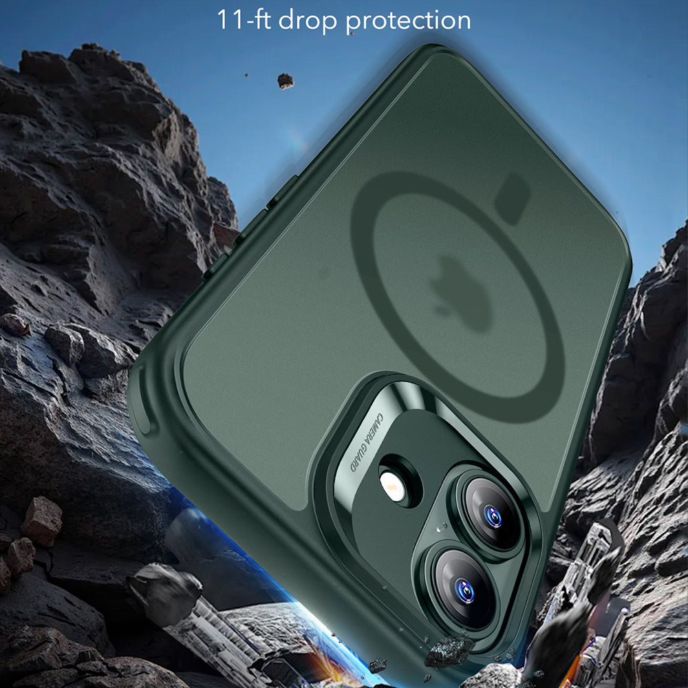 Pouzdro MagSafe pro Apple iPhone 17, ESR, Classic Hybrid, Saténově zelené