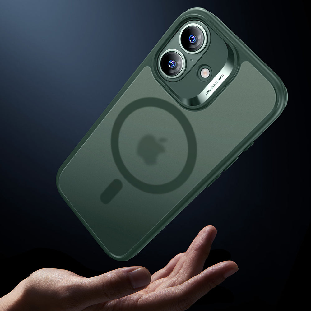 Pouzdro MagSafe pro Apple iPhone 17, ESR, Classic Hybrid, Saténově zelené