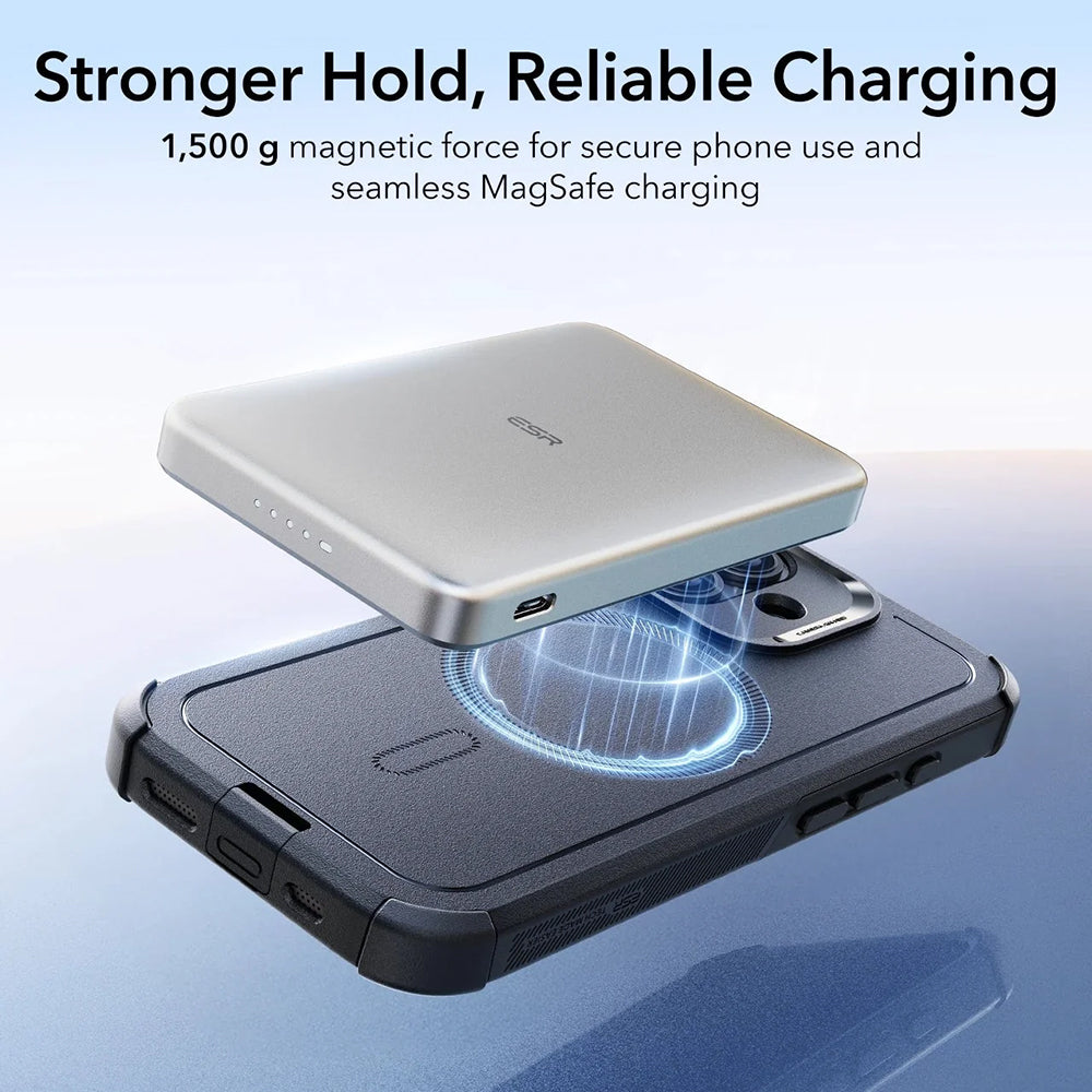 Pouzdro MagSafe pro Apple iPhone 17, ESR, Cyber, Černá