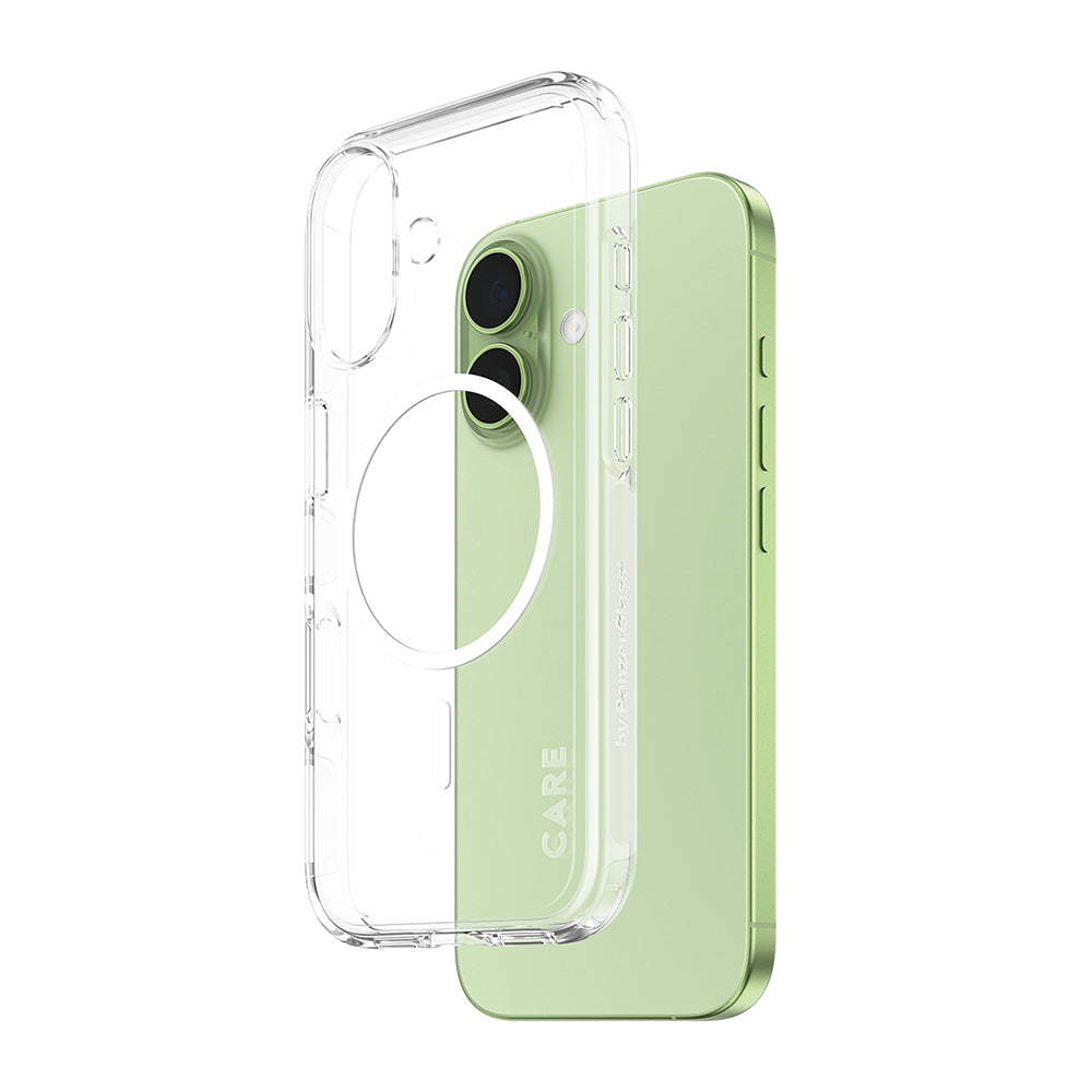Pouzdro MagSafe pro Apple iPhone 17, PanzerGlass, Care Urban Explorer, Bílá Transparentní