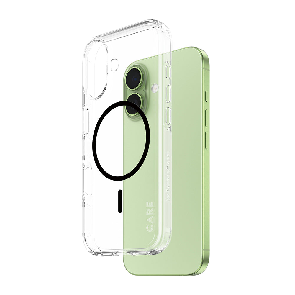 Pouzdro MagSafe pro Apple iPhone 17, PanzerGlass, Care Urban Explorer, Černá průhlednost