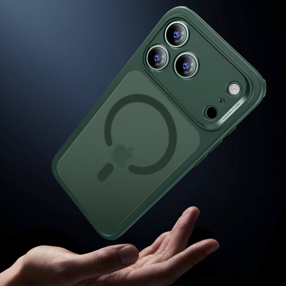 Pouzdro MagSafe pro Apple iPhone 17 Pro, ESR, Classic Hybrid, Saténově zelená