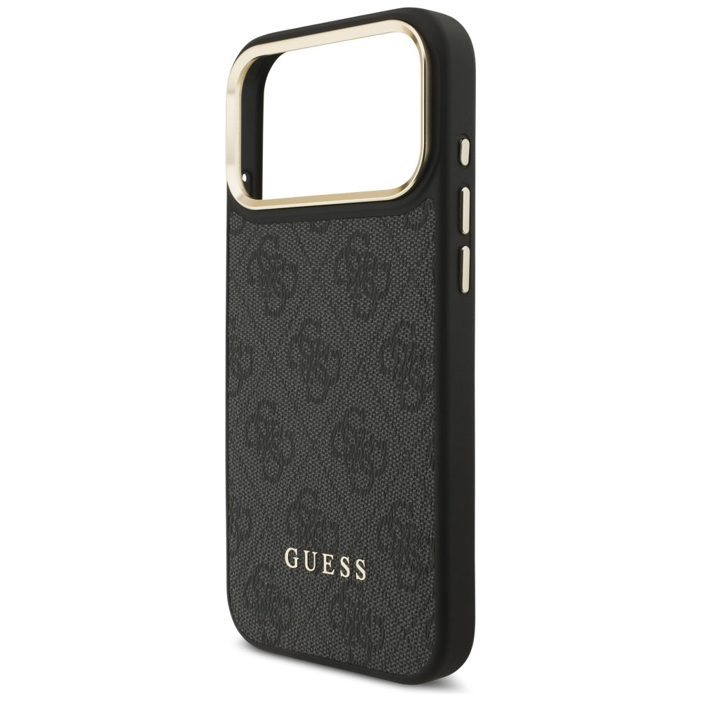 Pouzdro MagSafe pro Apple iPhone 17 Pro, Guess, Cardslot 4G, Černá