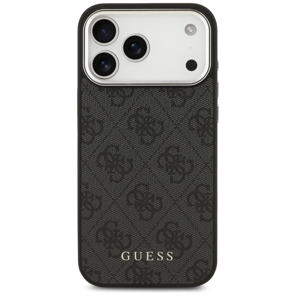 Pouzdro MagSafe pro Apple iPhone 17 Pro Max, Guess, 4G Classic Logo, Černá