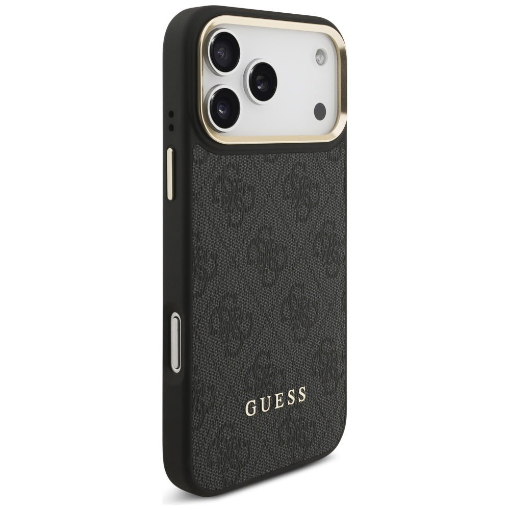 MagSafe Case for Apple iPhone 17 Pro Max, Guess, 4G Card Slot, Black