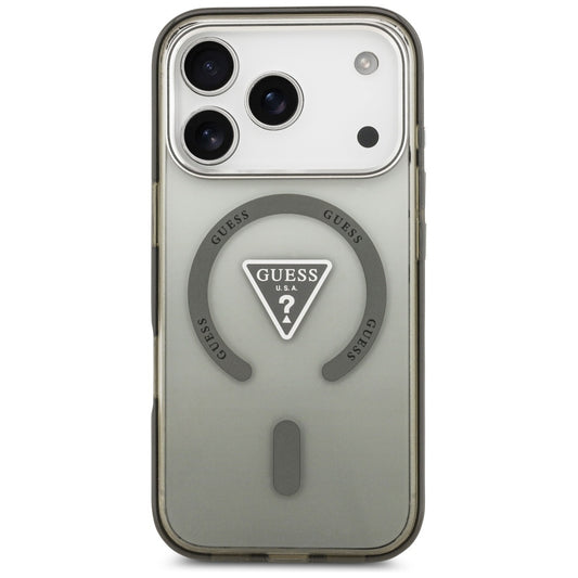 Pouzdro MagSafe pro Apple iPhone 17 Pro Max, Guess, IML Gradient Triangle Logo, Khaki