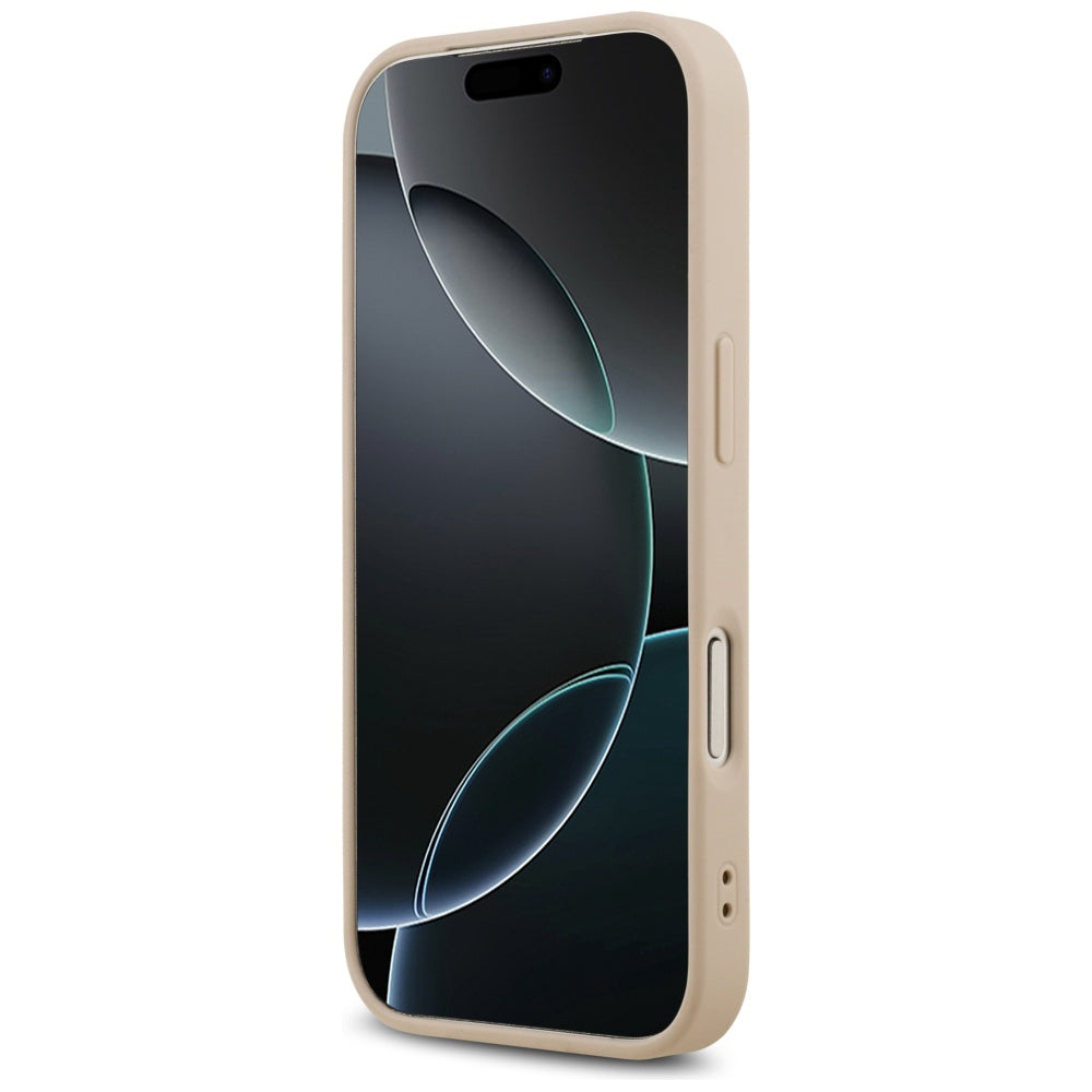 Pouzdro MagSafe pro Apple iPhone 17 Pro Max, Guess, Saffiano Classic Logo, Růžové