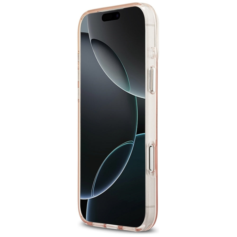Pouzdro MagSafe pro Apple iPhone 17 Pro Max, Karl Lagerfeld, IML Logo RSG, Růžová