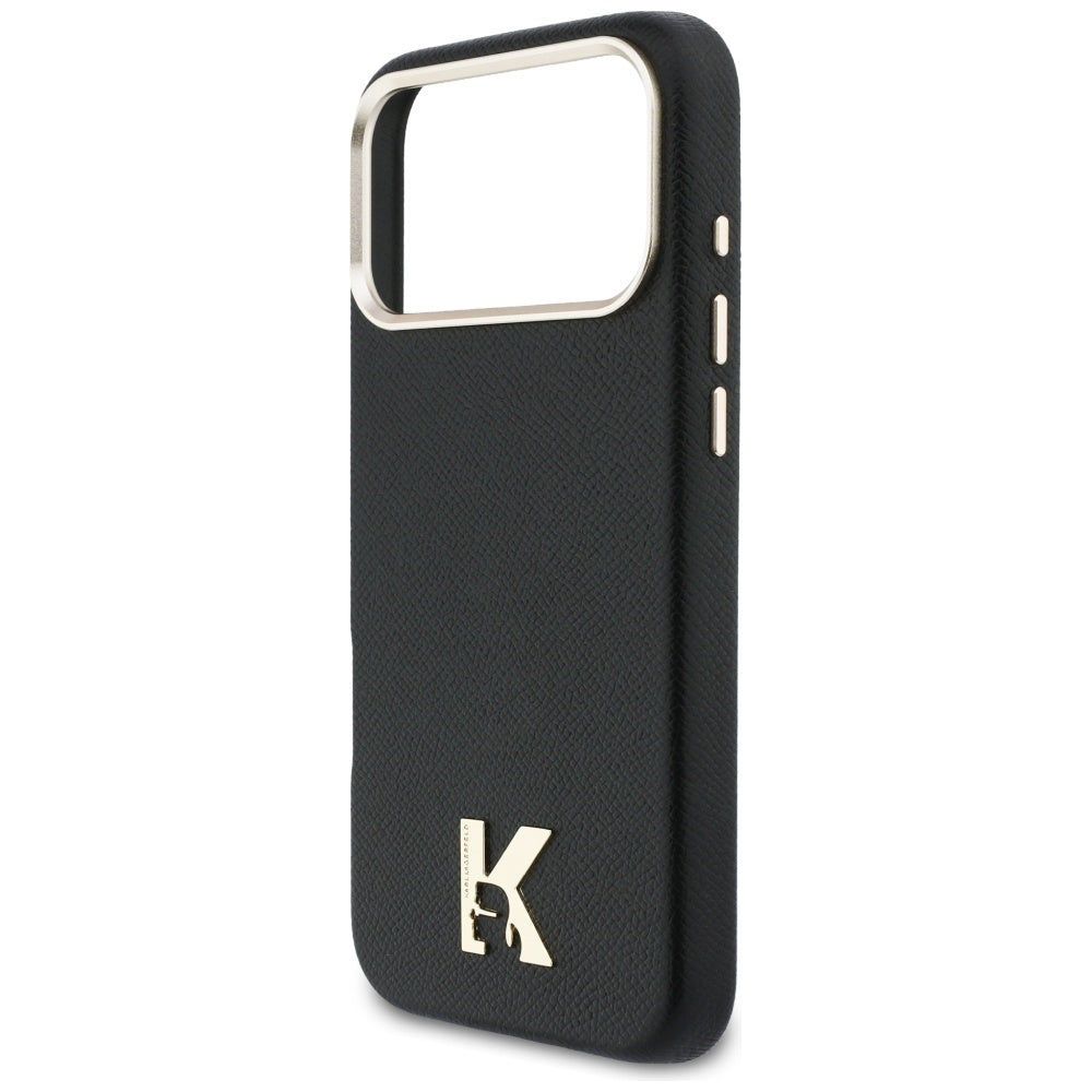 Pouzdro MagSafe pro Apple iPhone 17 Pro Max, Karl Lagerfeld, Karl Head Logo, Černá