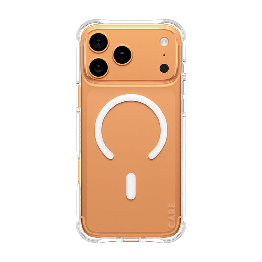 Pouzdro MagSafe pro Apple iPhone 17 Pro Max, PanzerGlass, Care Fashionable, Průhledná Bílá