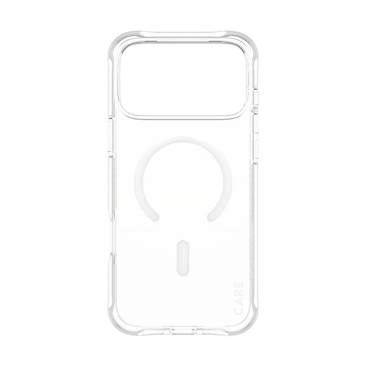Pouzdro MagSafe pro Apple iPhone 17 Pro Max, PanzerGlass, Care Fashionable, Průhledná Bílá