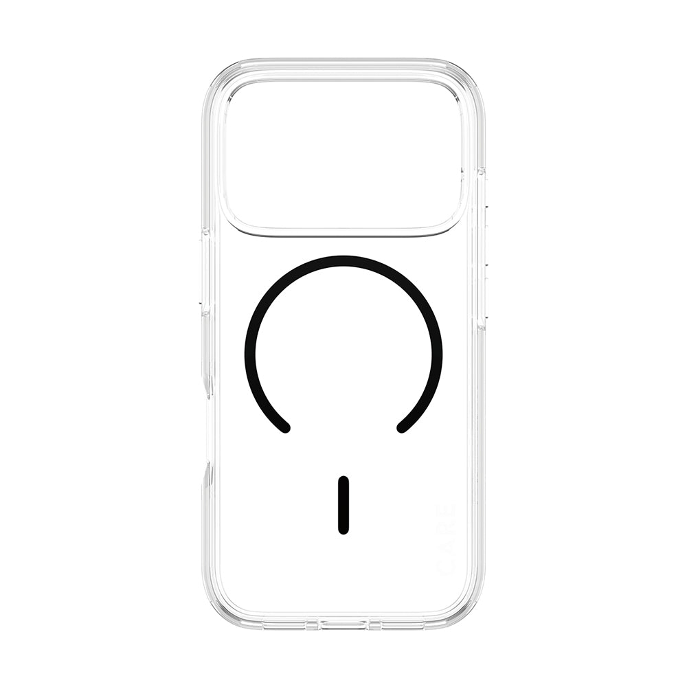 Pouzdro MagSafe pro Apple iPhone 17 Pro Max, PanzerGlass, Care Urban Explorer, Černá Transparentní