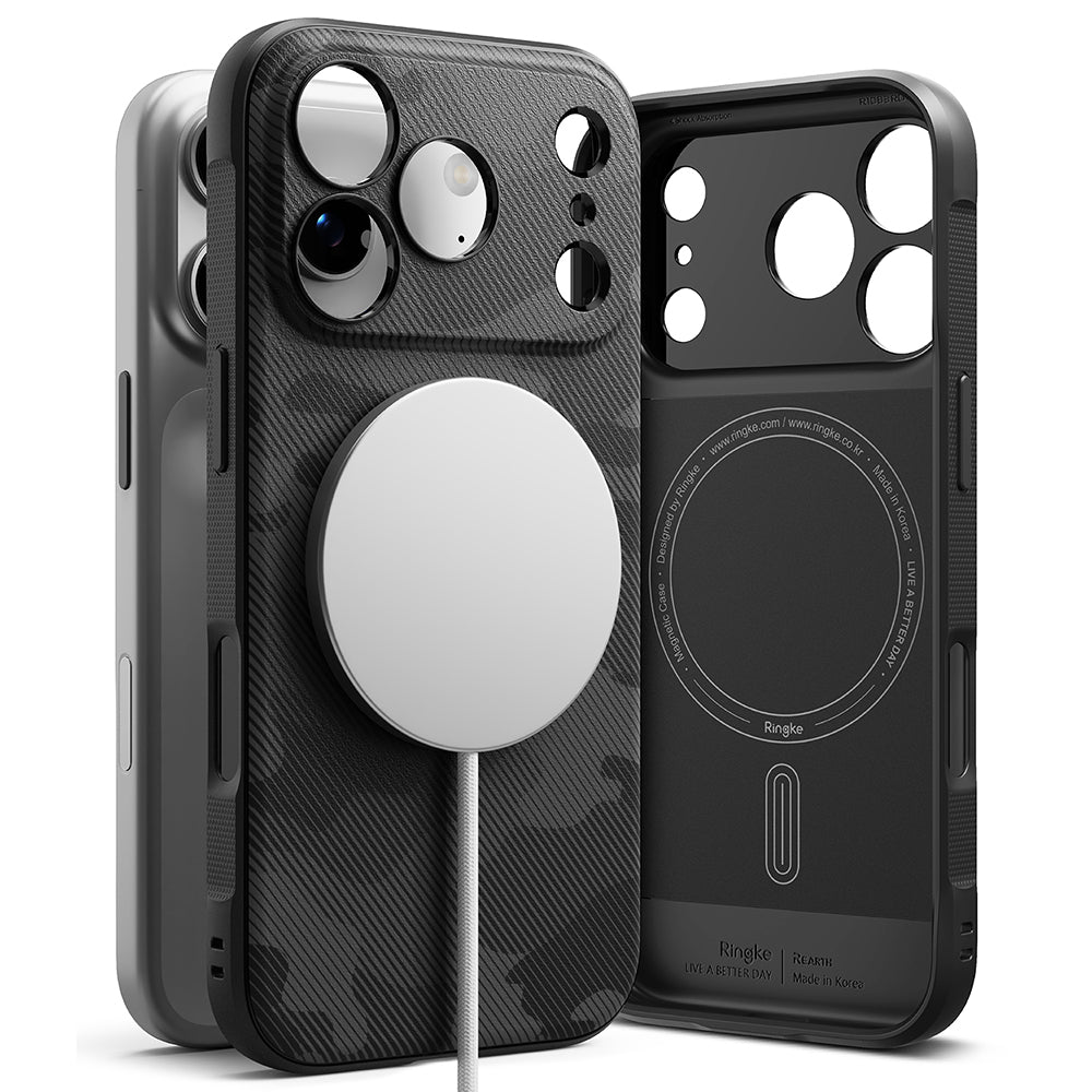 Pouzdro MagSafe pro Apple iPhone 17 Pro Max, Ringke, Onyx, Camouflage