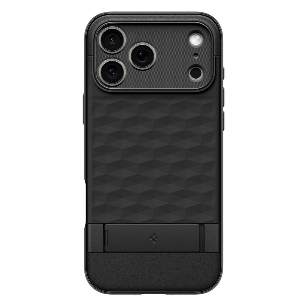 Pouzdro MagSafe pro Apple iPhone 17 Pro Max, Spigen, Caseology Parallax S, Matně černé