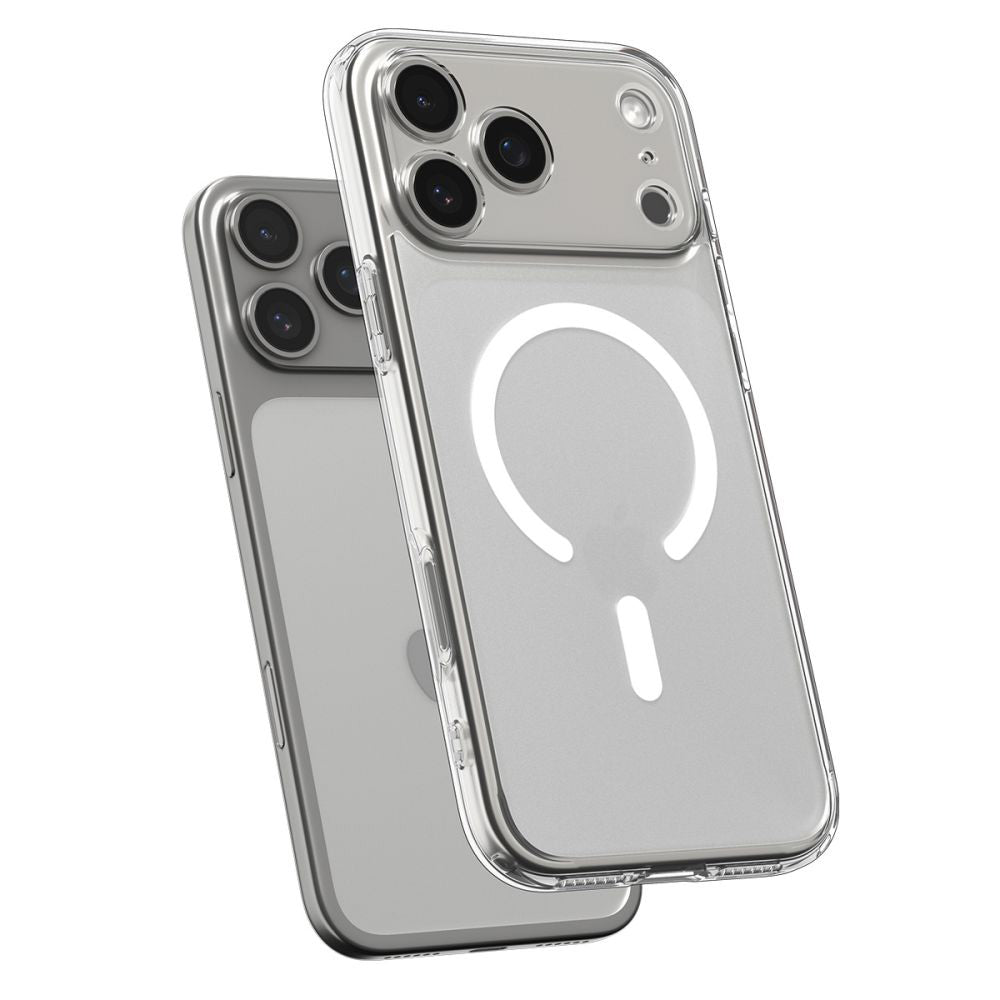 MagSafe pouzdro pro Apple iPhone 17 Pro Max, Spigen, Ultra Hybrid, Bílá Satinovaná ACS10286