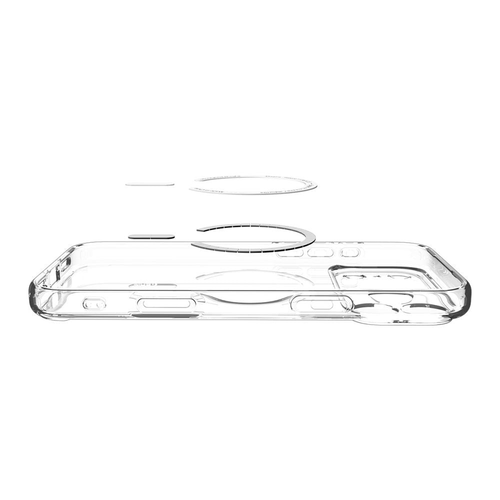 Pouzdro MagSafe pro Apple iPhone 17 Pro Max, Spigen, Ultra Hybrid, Průhledné Zlaté