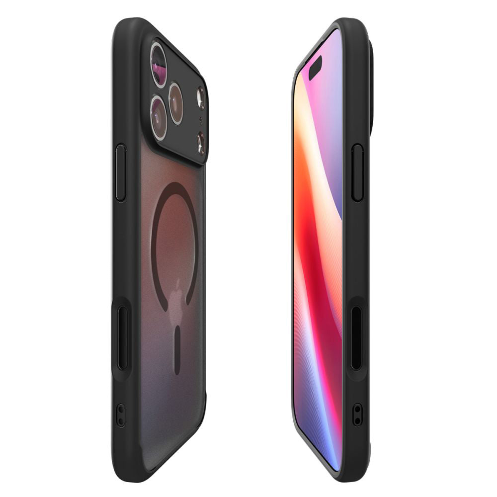 Pouzdro MagSafe pro Apple iPhone 17 Pro Max, Spigen, Ultra Hybrid, Saténově černé ACS10285