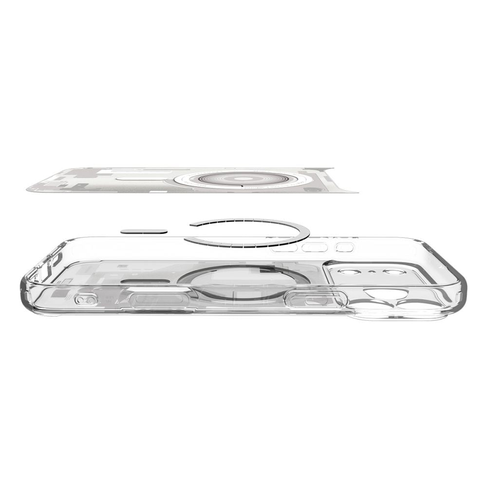 Pouzdro MagSafe pro Apple iPhone 17 Pro Max, Spigen, Ultra Hybrid Zero One, Bílá ACS10287