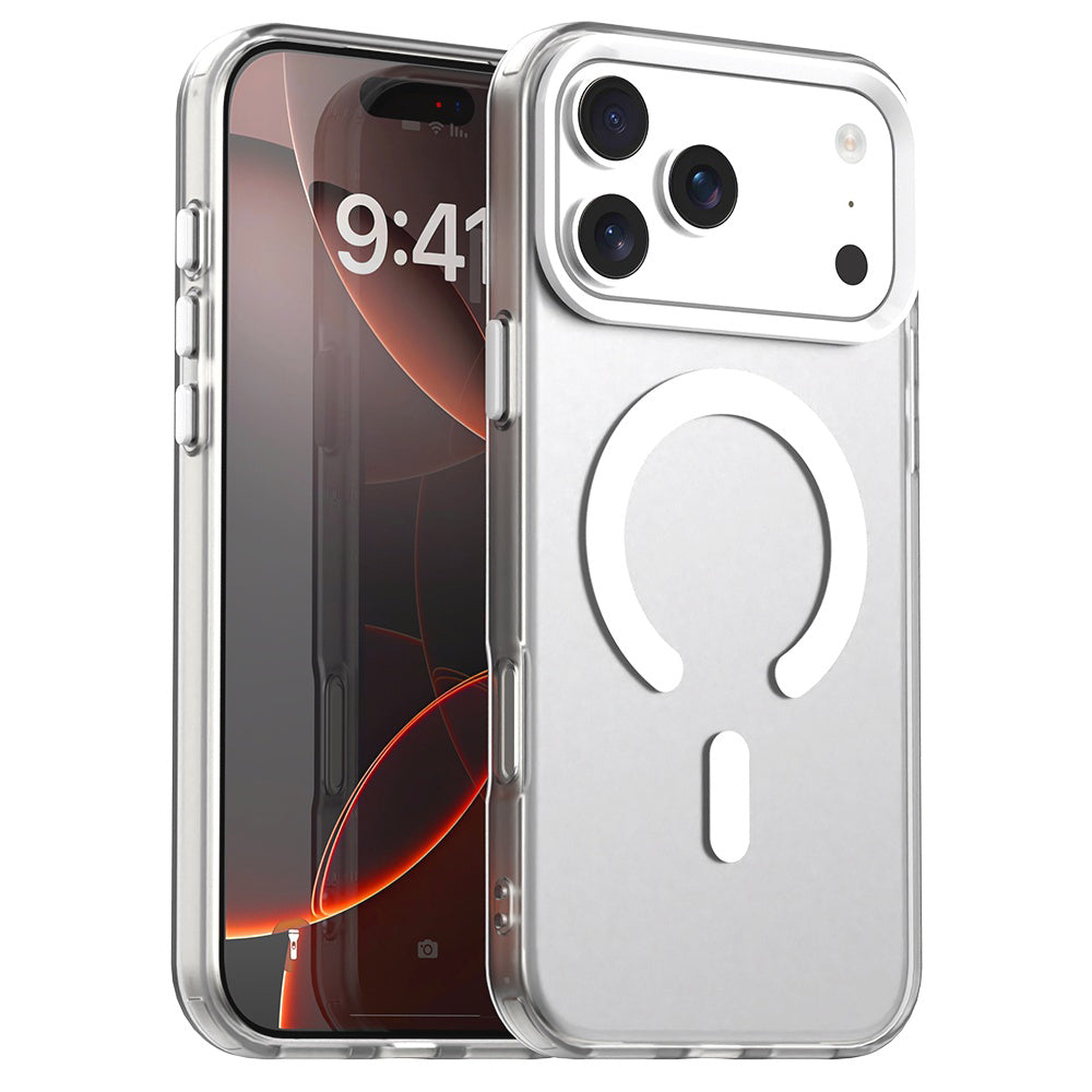 Pouzdro MagSafe pro Apple iPhone 17 Pro Max, Techsuit, CandyCase, Bílá