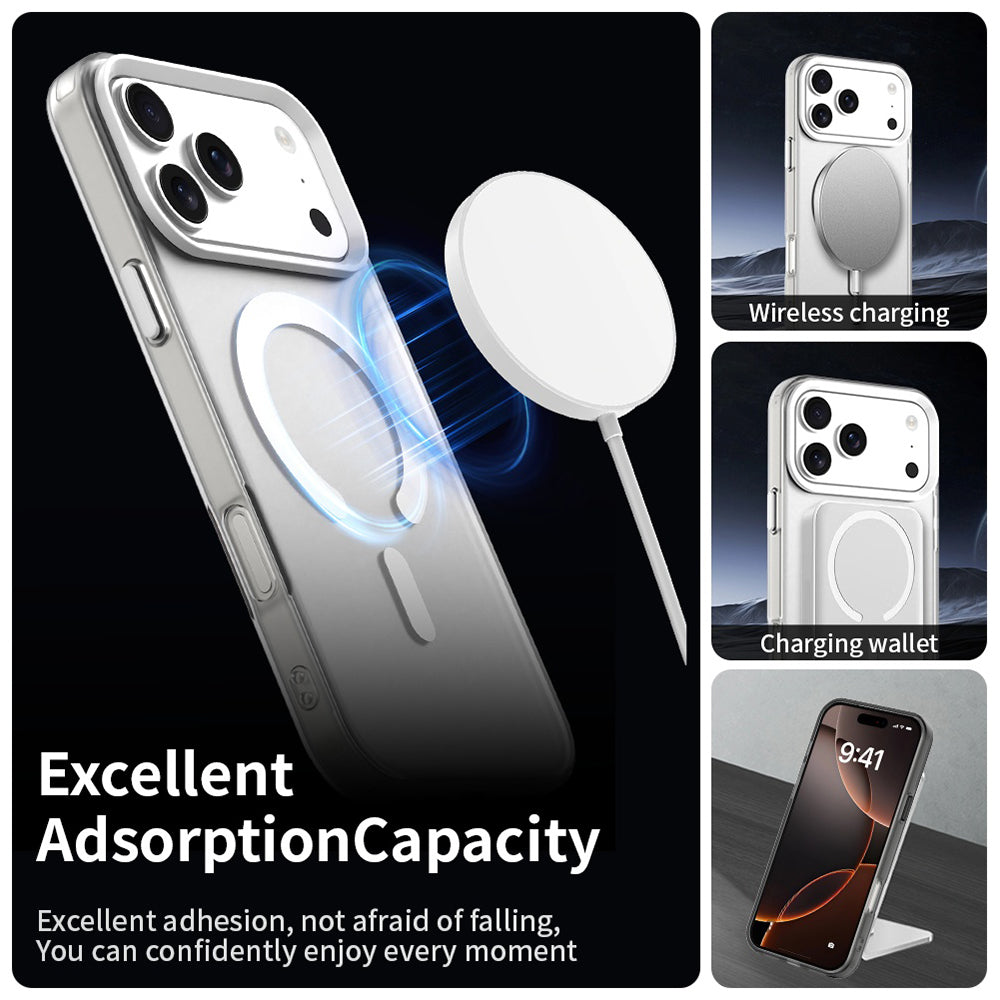 Pouzdro MagSafe pro Apple iPhone 17 Pro Max, Techsuit, CandyCase, Bílá