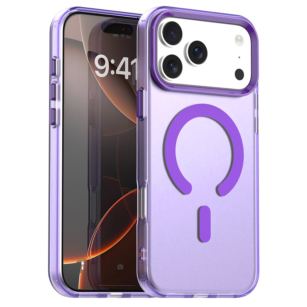 Pouzdro MagSafe pro Apple iPhone 17 Pro Max, Techsuit, CandyCase, Fialová