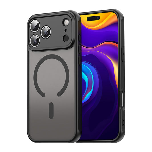 Pouzdro MagSafe pro Apple iPhone 17 Pro Max, Techsuit, HaloFrost II, Černá