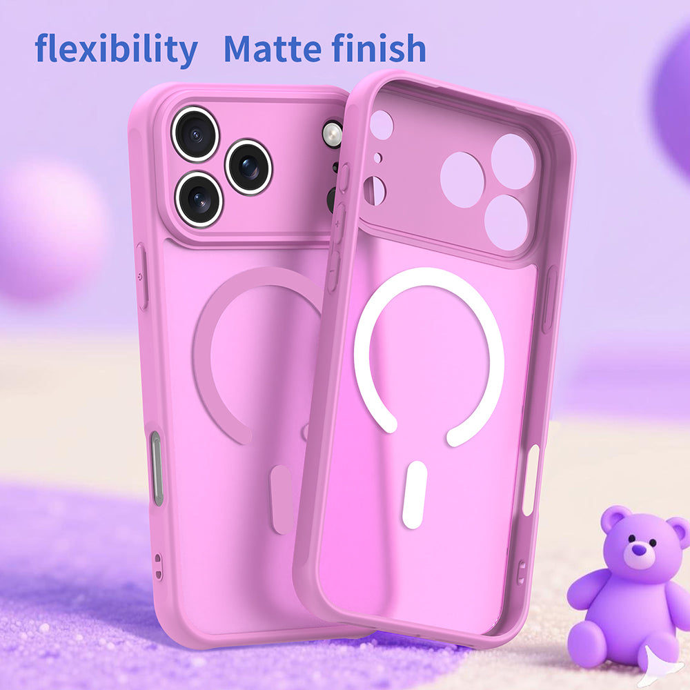 Pouzdro MagSafe pro Apple iPhone 17 Pro Max, Techsuit, HaloFrost II, Oranžové